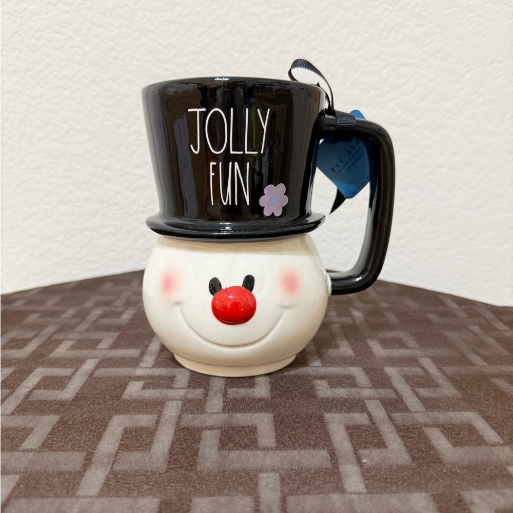 Rae Dunn JOLLY FUN Frosty mug